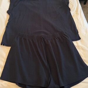 SHEIN Navy Blue Lounge Set